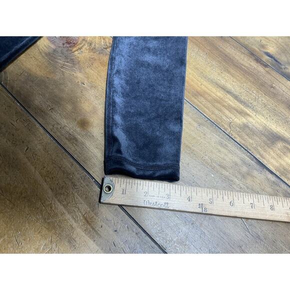 Athleta Elation Velvet Tight Leggings Black Yoga Size XS - Picture 9 of 10